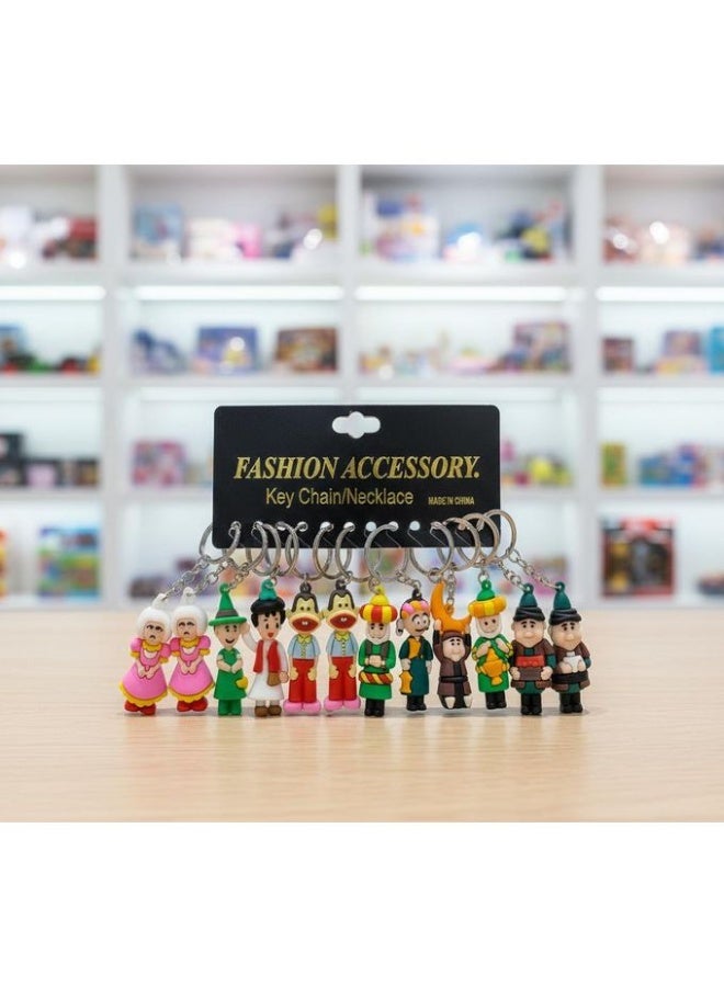 مجموعة ميداليات شخصيات رمضانية – 12 قطعة بتصاميم ملونة واحتفالية مستوحاة من أجواء رمضان – مثالية للأطفال، توزيعات الحفلات، الهدايا المدرسية وهواة التجميع – خفيفة الوزن ومتينة - Image 4